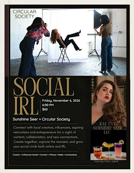 Creator Networking & Content Night: Meet, Create & Collaborate with CT Cre