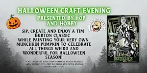Hop and Hobby: A Halloween Beetlejuice Craft Evening!