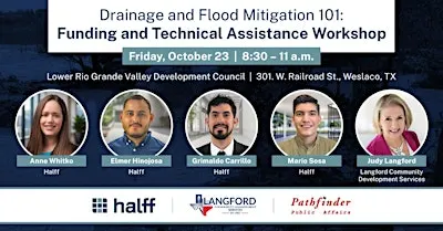 Drainage and Flood Mitigation 101: Funding & Technical Assistance Workshop