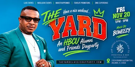 THE YARD: An HBCU Alumni & Friends Dayparty | Florida Classic Weekend