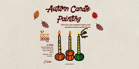 10/17 Autumn Candle Painting