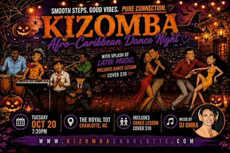 SPOOKY KIZZ ME Dance Night  - Afro-Caribbean Music (Kizomba lesson 7:30pm)