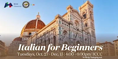 Italian Language Class for Beginners A1S1 (ICCC)