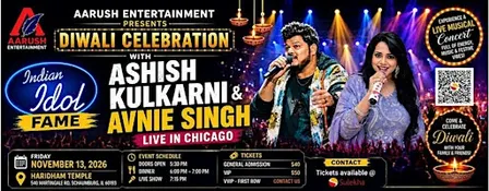 Diwali celebration with Indian Idol Ashish Kulkarni