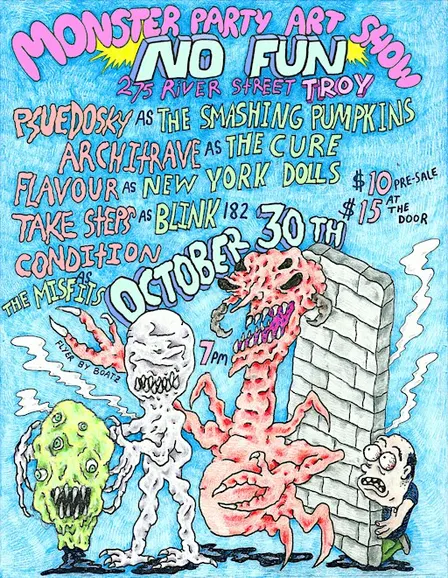 Monster party Art & Cover Show @ No Fun