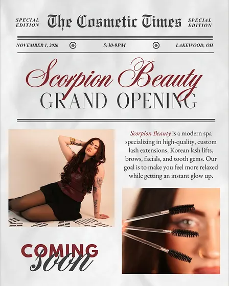 SCORPION BEAUTY'S OFFICIAL GRAND OPENING PARTY