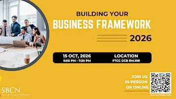 Building Your Business Framework (In-person/Online)
