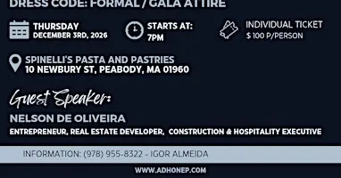 ADHONEP GALA DINNER - Gabriel