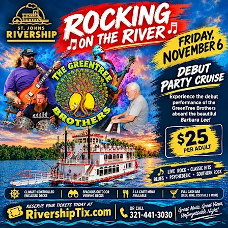Rocking on the River – Debut of the GreenTree Brothers Party Cruise