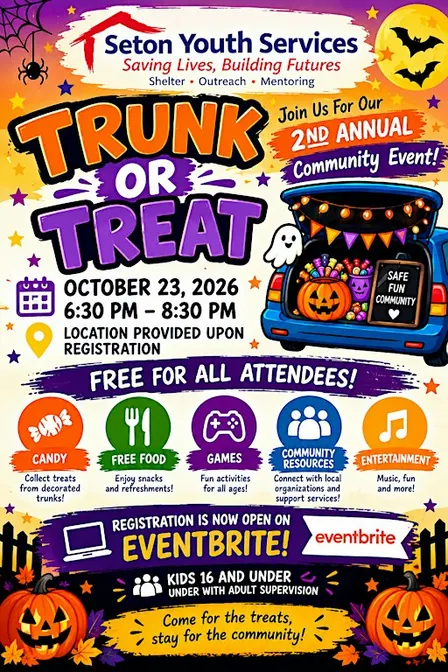 Trunk Or Treat 2026- Presented by Seton's Mentoring Program