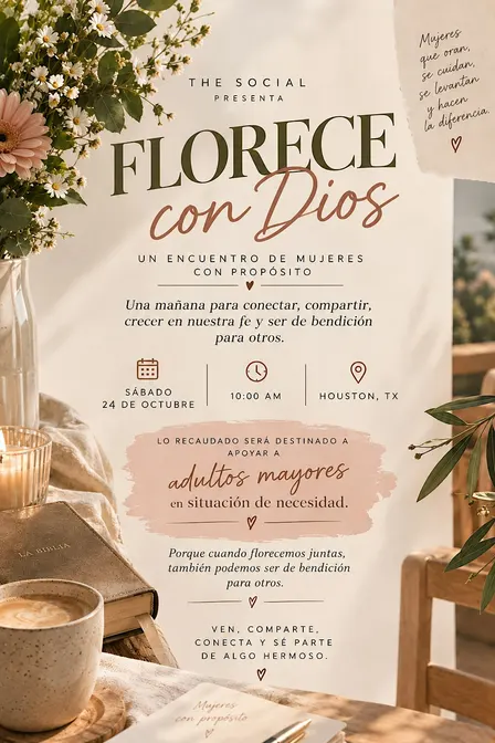 Florece con Dios