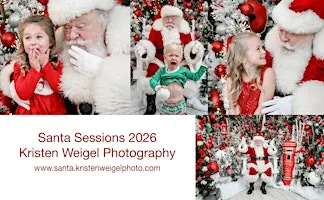2026 Santa Pictures with Kristen Weigel Photography