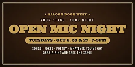 Open Mic Night at Saloon Door West