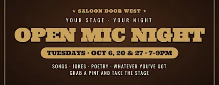 Open Mic Night at Saloon Door West