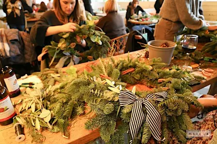 Christmas Wreath Making Evening at The Botanist Newcastle