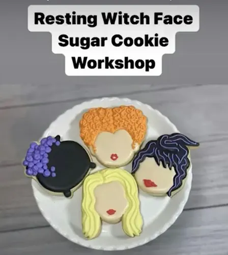 Resting Witch Face Sugar Cookie Decorating Workshop