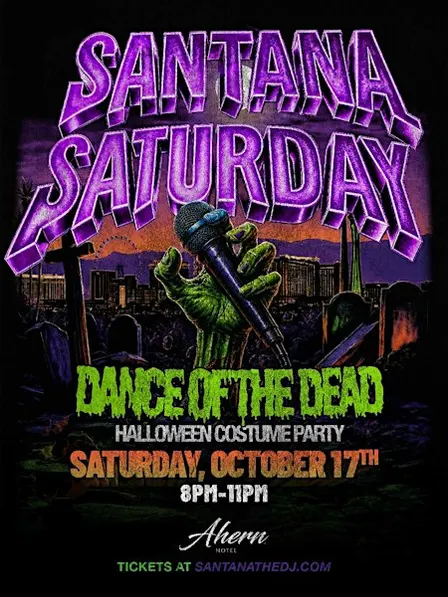 Santana Saturday Dance Of The Dead Halloween Costume Party