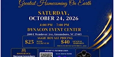 PRE-GHOE AGGIE ROYALE: GAME ON DAY PARTY!