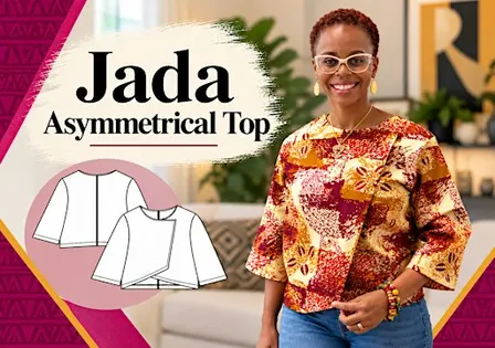 Sip and Sew: Jade Asymmetrical Top