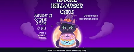 10/24 Spooky Cake Decoration Class