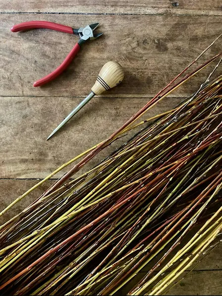 Festive family willow weaving workshop