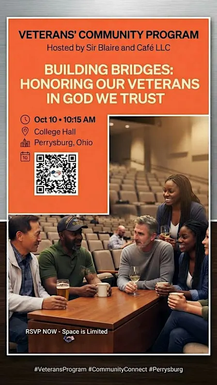 SIR. BLAIRE AND VETERANS IN GOD WE TRUST What to Expect PROGRAM HIGHLIGHTS