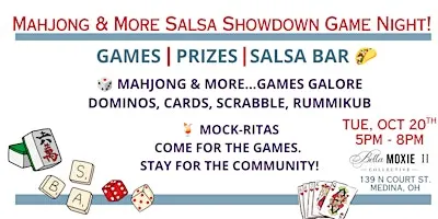 Mahjong & More, Salsa Showdown Game Night!