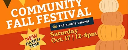 RESCHEDULED:  Community Fall Festival 2026 @ The King's Chapel