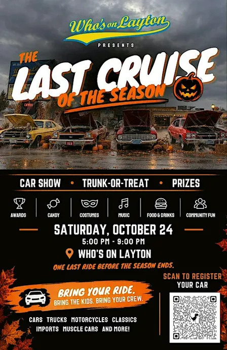The Last Cruise of the Season - Who's on Layton Car Show/Trunk-or-Treat