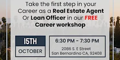 Career Night - Learn how to get your Mortgage or Real Estate License