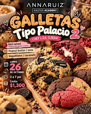 Galletas Tipo Palacio 2 con la Chef Liza Ojeda