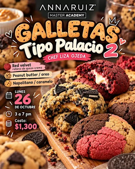 Galletas Tipo Palacio 2 con la Chef Liza Ojeda