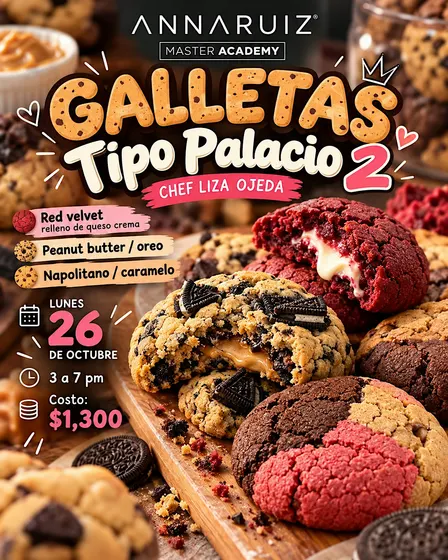 Galletas Tipo Palacio 2 con la Chef Liza Ojeda