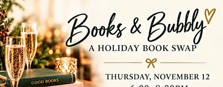 Books & Bubbly: A Holiday Book Swap