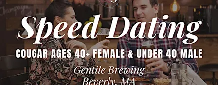 Cougar Night Speed Dating in Beverly, MA at Gentile Brewing