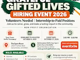 Grateful Gifted Lives 2026 Hiring Event