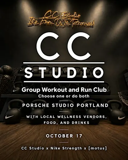 CC Studio Workout with Nike Strength at Porsche Studio Portland