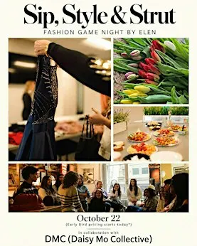 SIP, STYLE & STRUT | FASHION GAME NIGHT by Elen
