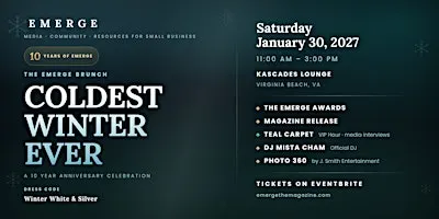 Coldest Winter Ever: The Emerge Brunch & Awards | 10 Year Anniversary