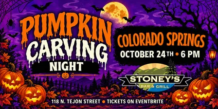 Stoney's Colorado Springs 1st Annual Pumpkin Carve