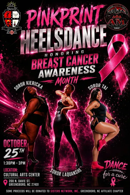 Alpha Mu Pink Print Heels Class