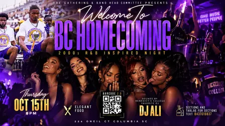 Welcome to BC HOMECOMING 2000s inspired r&b night