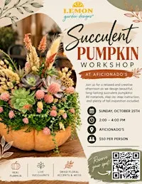 Succulent Pumpkin Workshop
