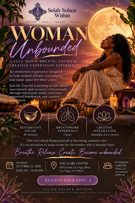 Woman Unbounded: A Breath, Sound & Creative Expression Experience