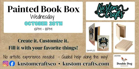 Painted Book Box