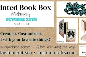 Painted Book Box