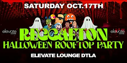 HALLOWEEN REGGAETON ROOFTOP PARTY LOS ANGELES @ ELEVATE LOUNGE