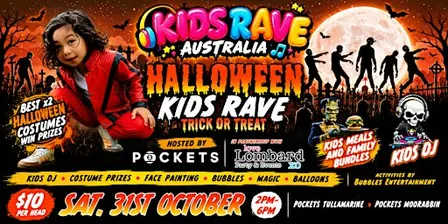 TULLMARINE HALLOWEEN KIDS RAVE PARTY - Sponsored by Lombard