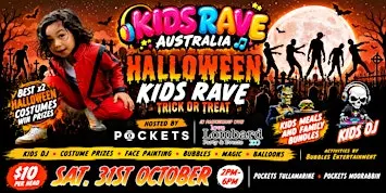 MOORABBIN HALLOWEEN KIDS RAVE PARTY - Sponsored by Lombard