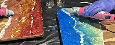 Resin Wave Board Class at Taylor Brooke Brewery